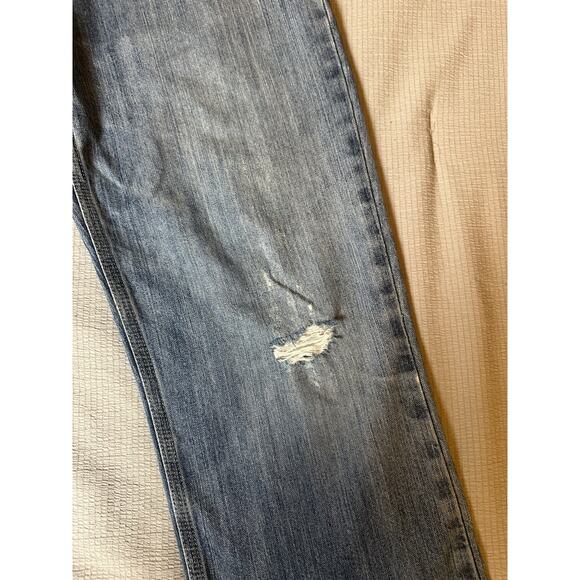 Carhartt Holter Jeans Men’s 32x34 Summit Blue 101483-980 Distressed Knees - Picture 4 of 11